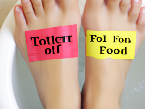 How can I flush toxins out of my feet?