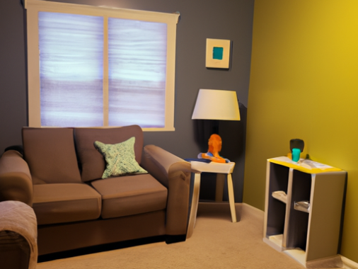 What color makes a small room look bigger?