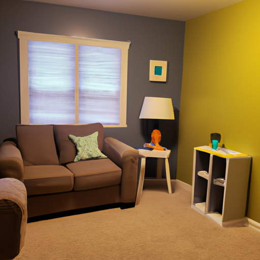 What color makes a small room look bigger?