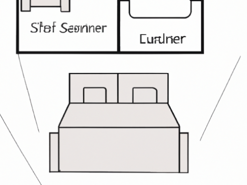 What are 3 pieces of furniture you could use when designing a bedroom?