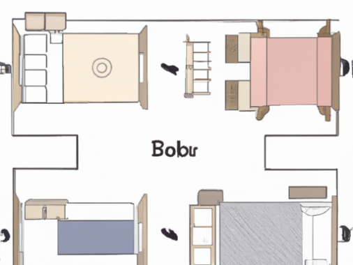 Where should the bed go in a bedroom?